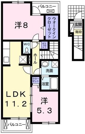 アバンツァート東浜の物件間取画像